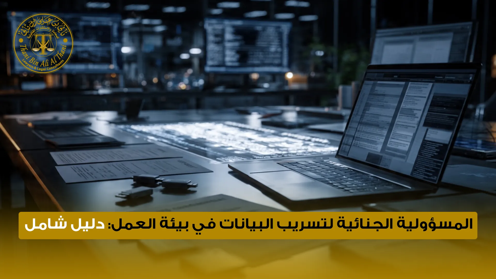 المسؤولية الجنائية لتسريب البيانات