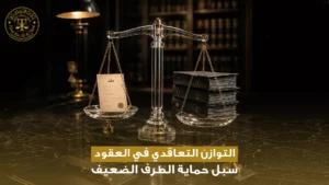 التوازن التعاقدي في العقود