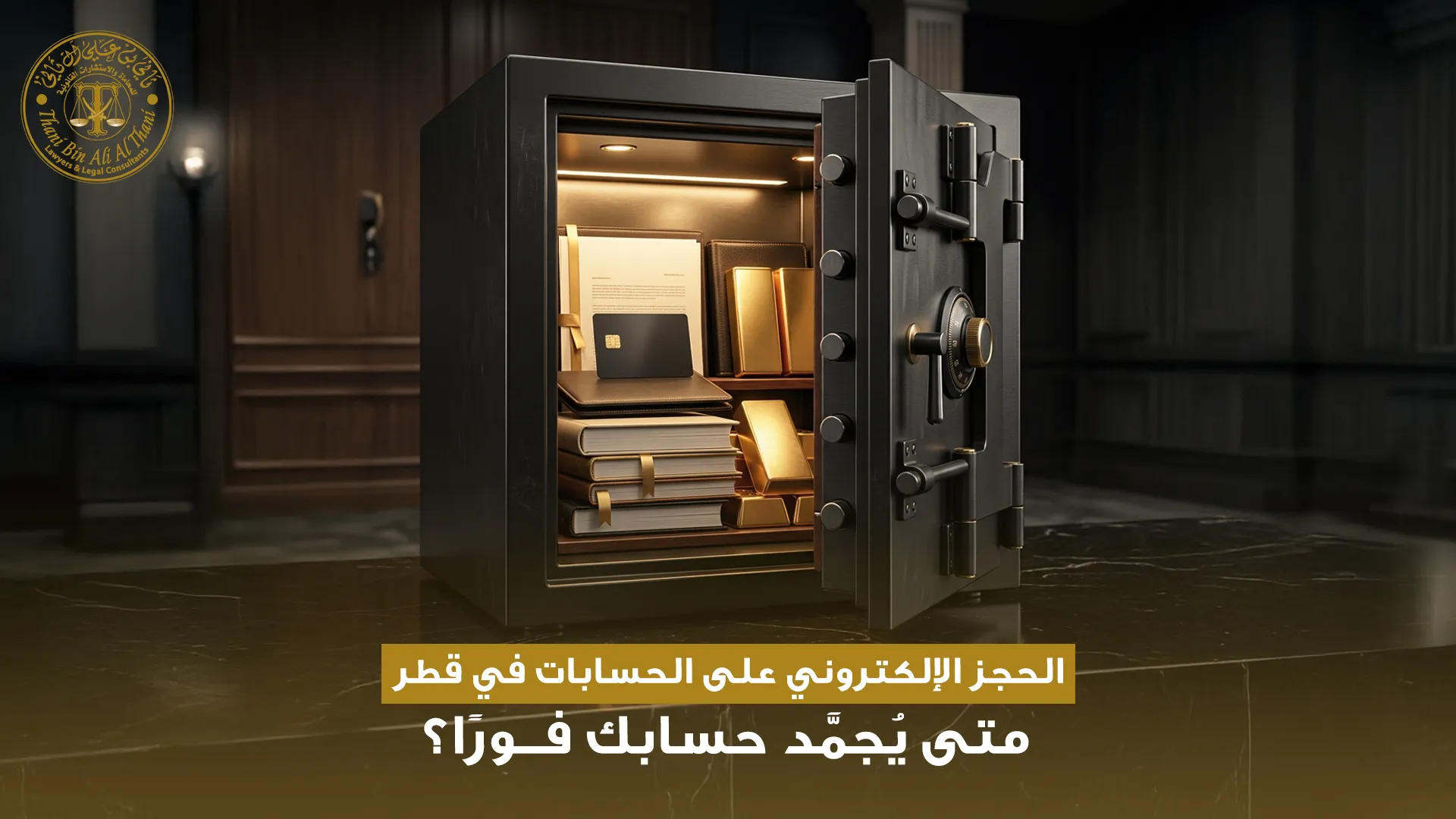 الحجز الإلكتروني على الحسابات في قطر