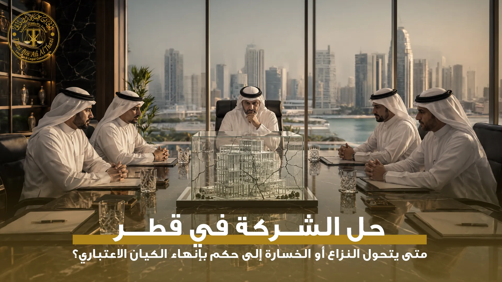 حل الشركة في قطر