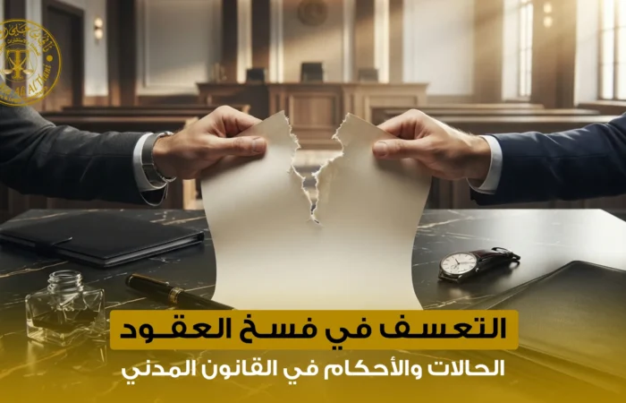 التعسف في فسخ العقود
